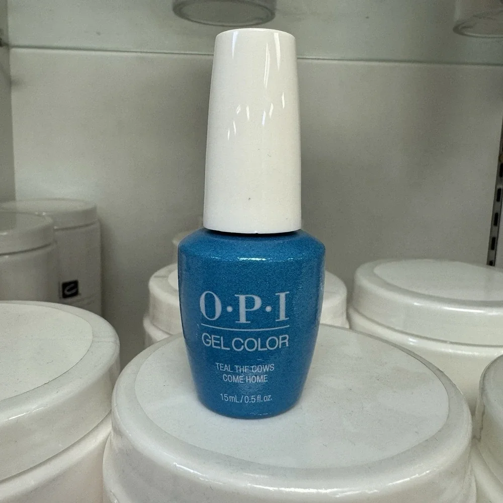 OPI GelColor Soak-Off Gel Polish 0.5 oz GCB54A - Teal The Cows Come Home - NEW